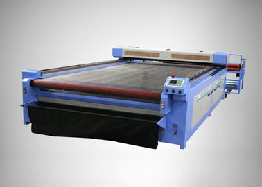 Fabric Garments CO2 Laser Cutter With Automatic Roll-winding System