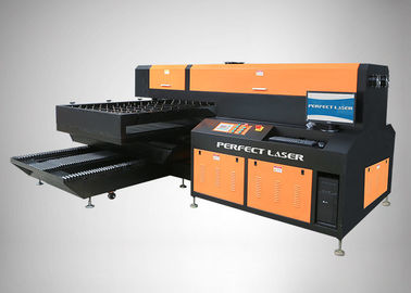 品質  380V 50Hz 10A Laser Engraving Cutting Machine Cutting Accuracy 0.05mm For Leather Cloth 工場