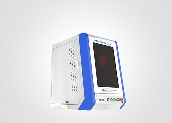 50W/100W 閉じられたカバーが付いている緑色の金属レーザーの印機械