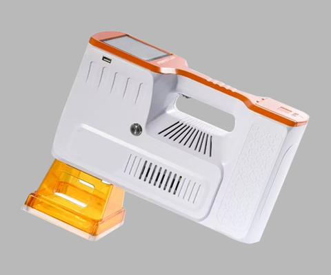 20W 小型ハンドヘルドメタルステンレス鋼名札レーザーコード化彫刻マークマシン