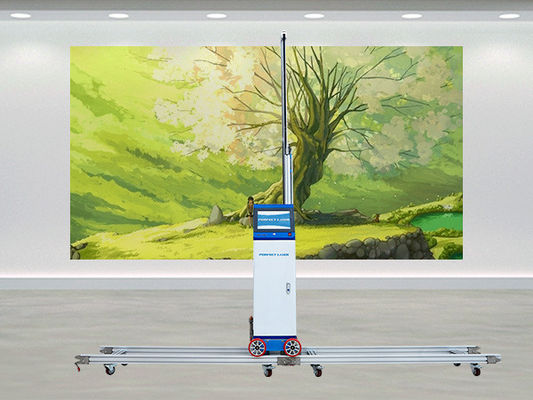 単一の印刷ヘッド 9600DPI 高精細油絵の具の壁画プリンター機械