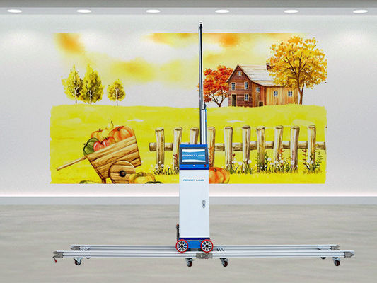 壁画および装飾用ウォールプリンターデュアルヘッド64㎡/h高速壁印刷機